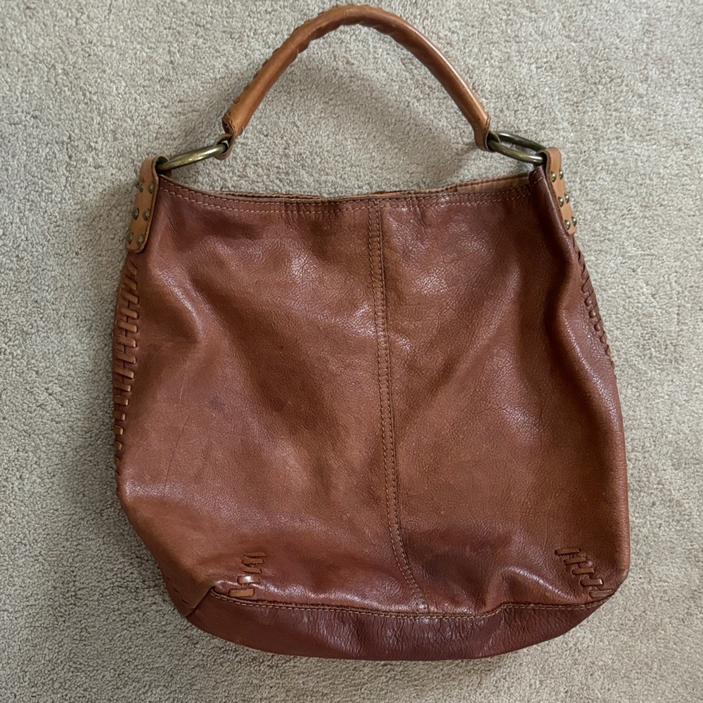 Lucky Brand Brown Leather Women's Bag